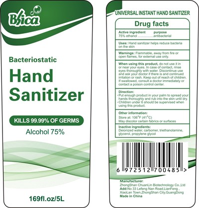 5000 mL Label (Label 9)